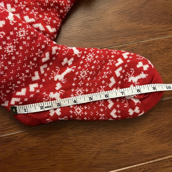 Plush furry lined Christmas socks - Picture 3 of 4